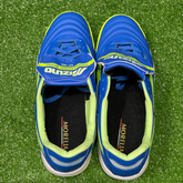 Botas de fútbol Mizuno Morelia Sala Classic TF azul y verde Society, talla 39